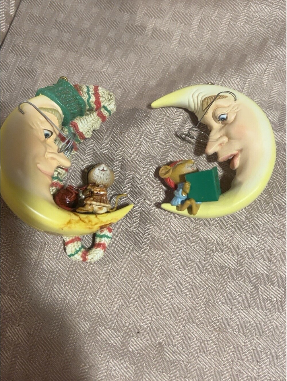 VTG Enesco 1990 A Caroling Wee Will Go 1991 Moon Beam Dreams No Boxes